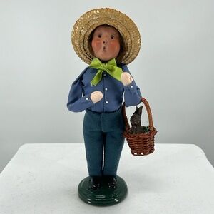 Byers Choice Caroler “Boy with Chocolate Bunny” 9”